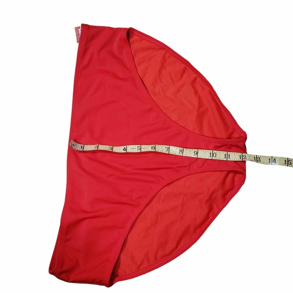Basic Editions size 16 Red Bikini Bottoms NWT - Picture 5 of 8